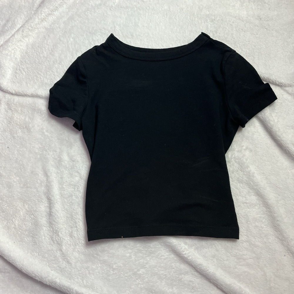 Classic Babydoll Black T-Shirt
